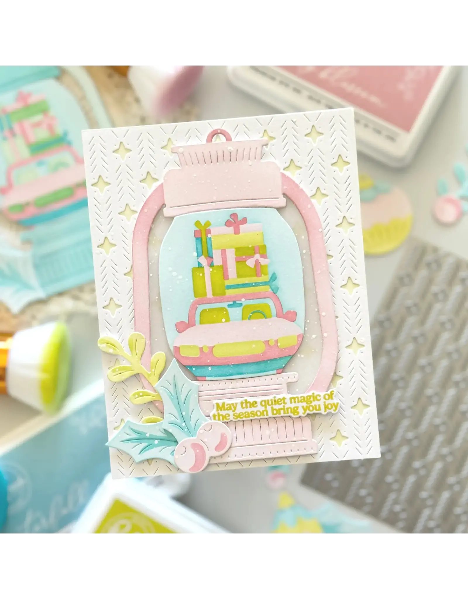 PINKFRESH PINKFRESH STUDIO LANTERN LANDSCAPES: JOYRIDE STENCIL SET 3/PK