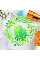PINKFRESH PINKFRESH STUDIO TIED WITH CHEER DIE & STENCIL BUNDLE