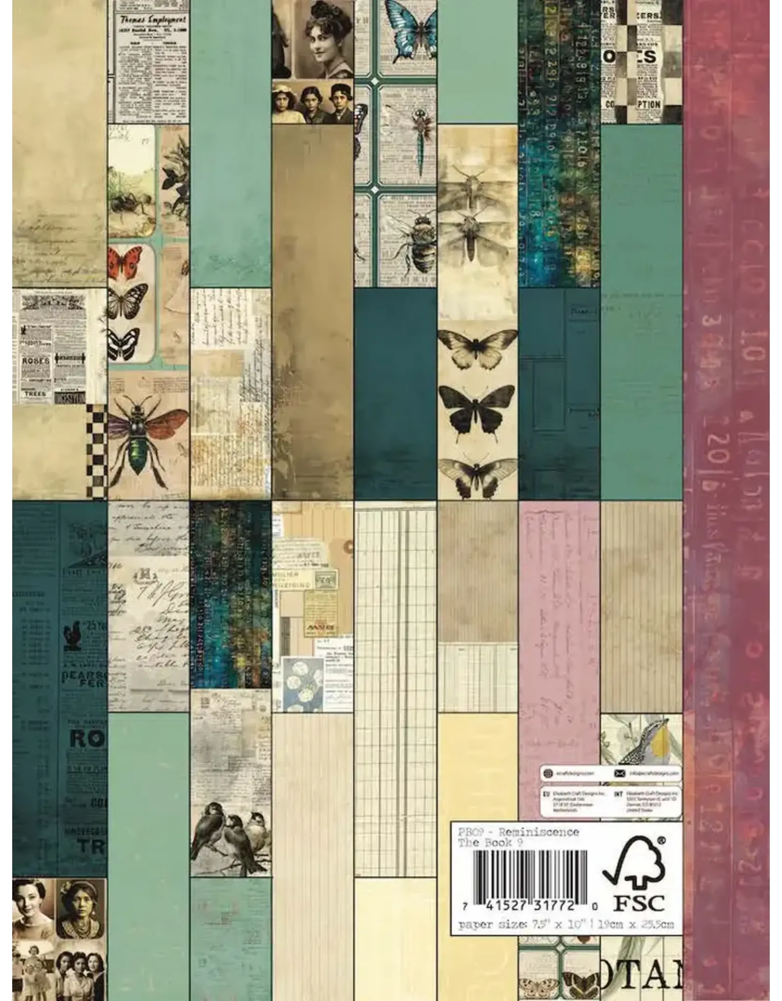 ELIZABETH CRAFT DESIGNS ELIZABETH CRAFT DESIGNS REMINISCENCE THE BOOK 9