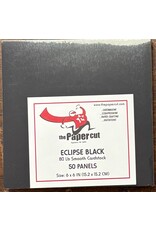 PAPER CUT THE PAPER CUT 80 LB ECLIPSE BLACK 6x6 PANELS 50/PK