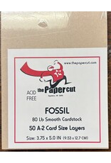 PAPER CUT THE PAPER CUT FOSSIL 80LB SMOOTH A2 CARD SIZE LAYERS 50/PK