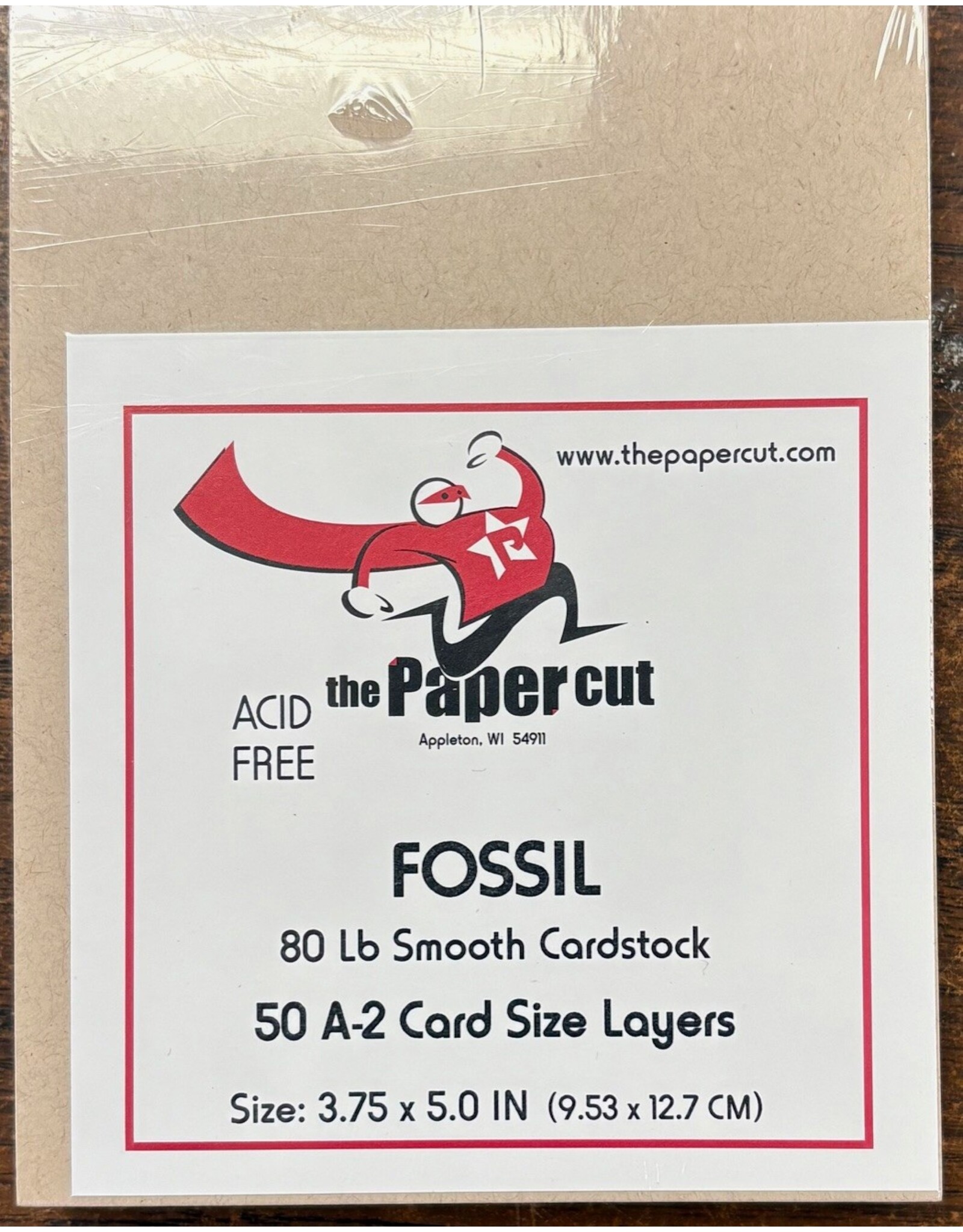 PAPER CUT THE PAPER CUT FOSSIL 80LB SMOOTH A2 CARD SIZE LAYERS 50/PK
