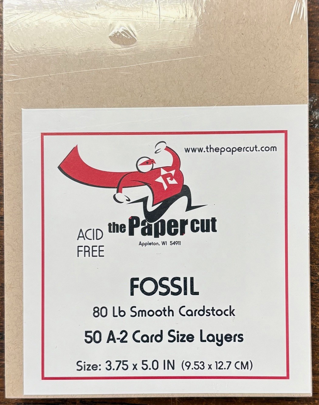 PAPER CUT THE PAPER CUT FOSSIL 80LB SMOOTH A2 CARD SIZE LAYERS 50/PK
