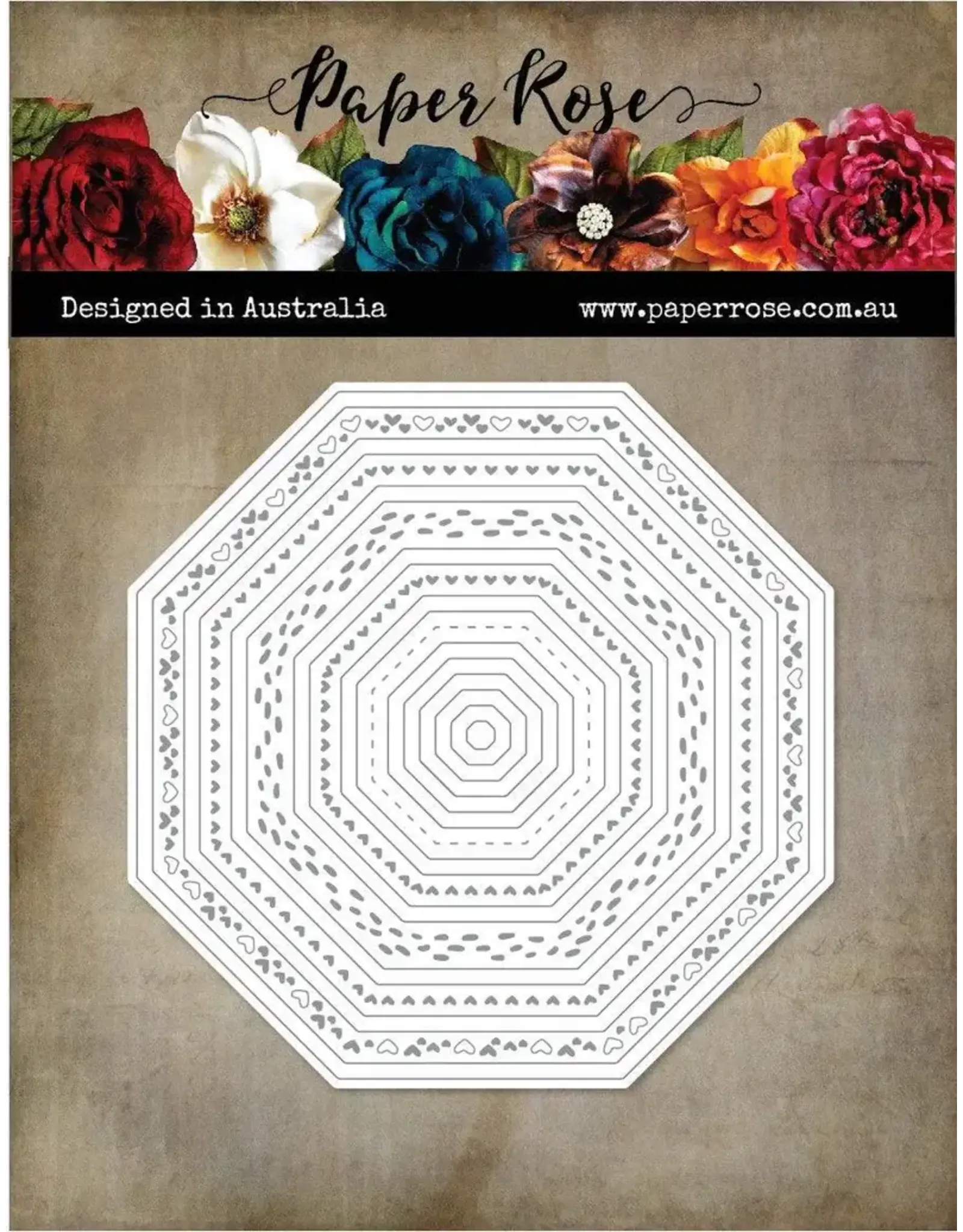 PAPER ROSE PAPER ROSE LOTS AND LOTS OF OCTAGONS DIE SET