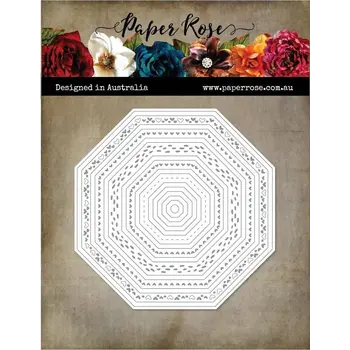 PAPER ROSE PAPER ROSE LOTS AND LOTS OF OCTAGONS DIE SET