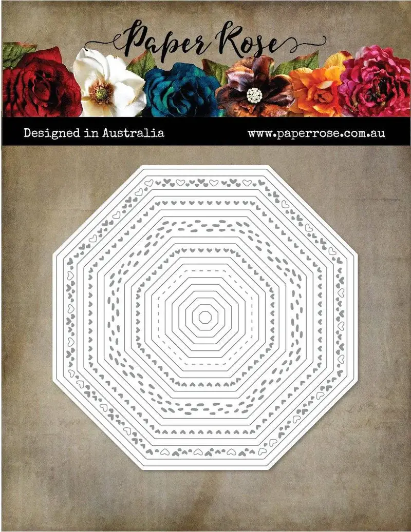 PAPER ROSE PAPER ROSE LOTS AND LOTS OF OCTAGONS DIE SET