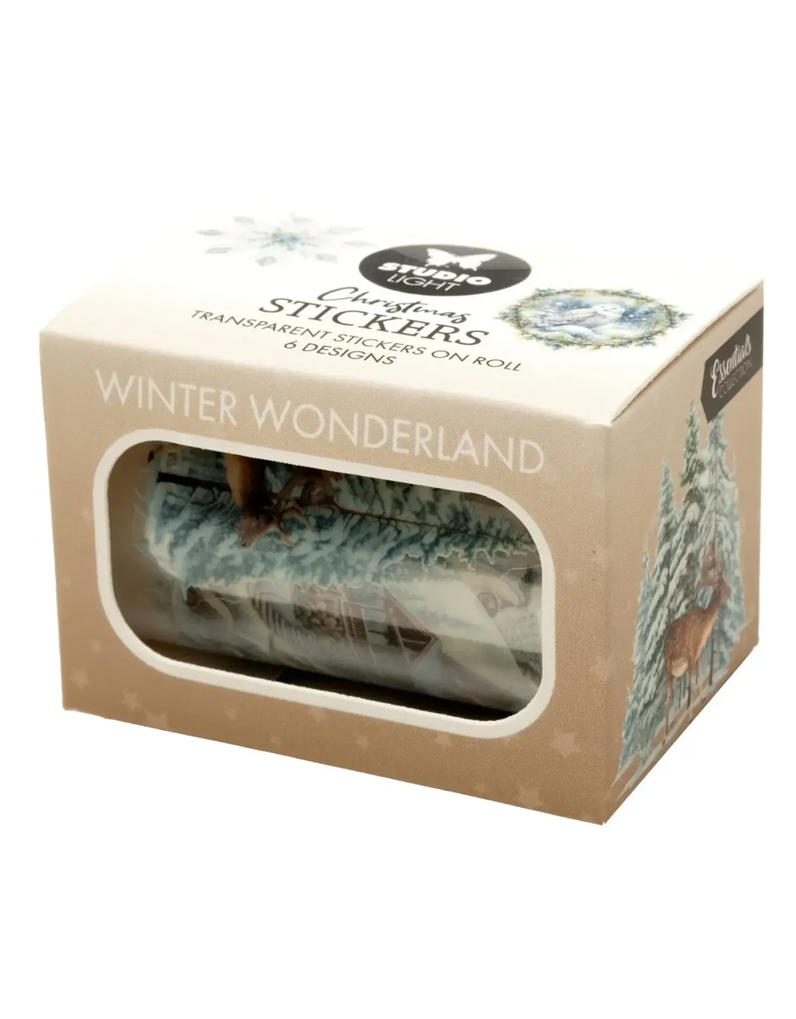 STUDIOLIGHT STUDIOLIGHT ESSENTIALS COLLECTION WINTER WONDERLAND STICKERS 5 METERS