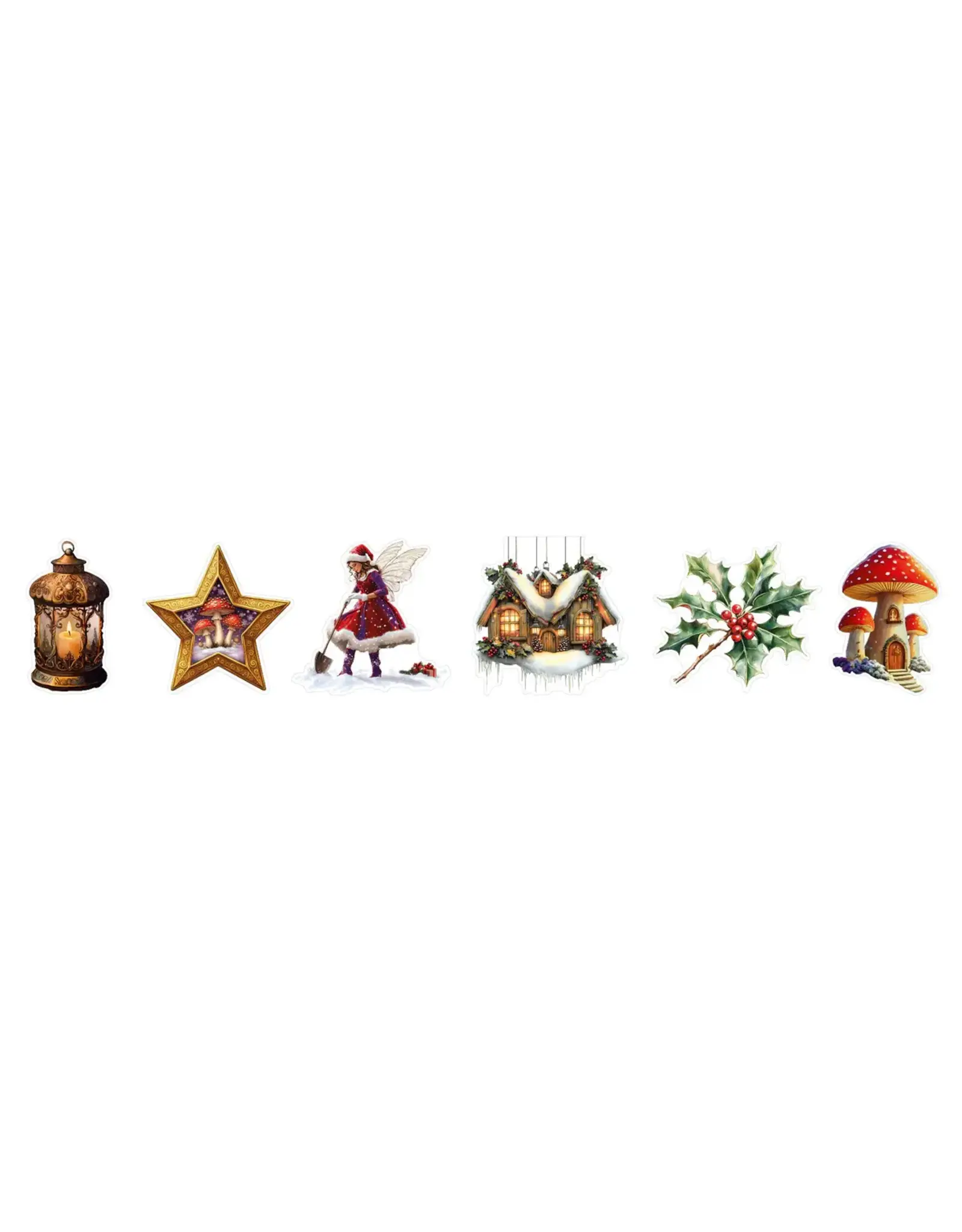 STUDIOLIGHT STUDIOLIGHT ESSENTIALS COLLECTION FAIRY CHRISTMAS STICKERS 5 METERS