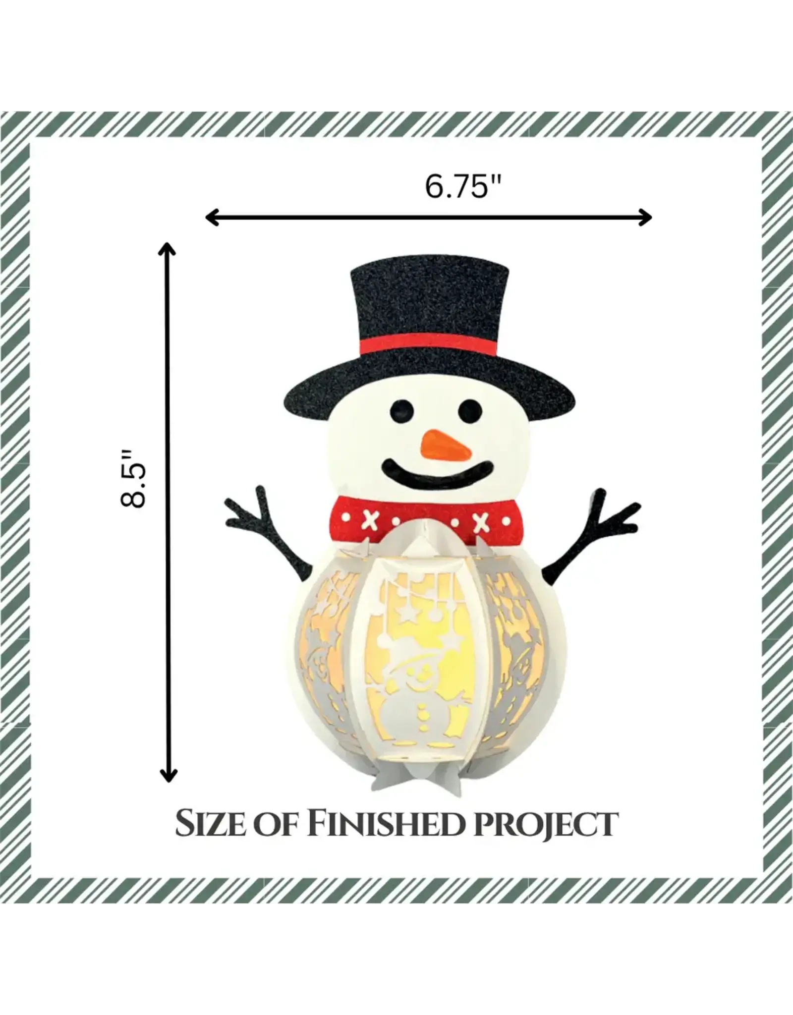 CRAFTREAT CRAFTREAT SNOWMAN DIY PAPER LANTERN