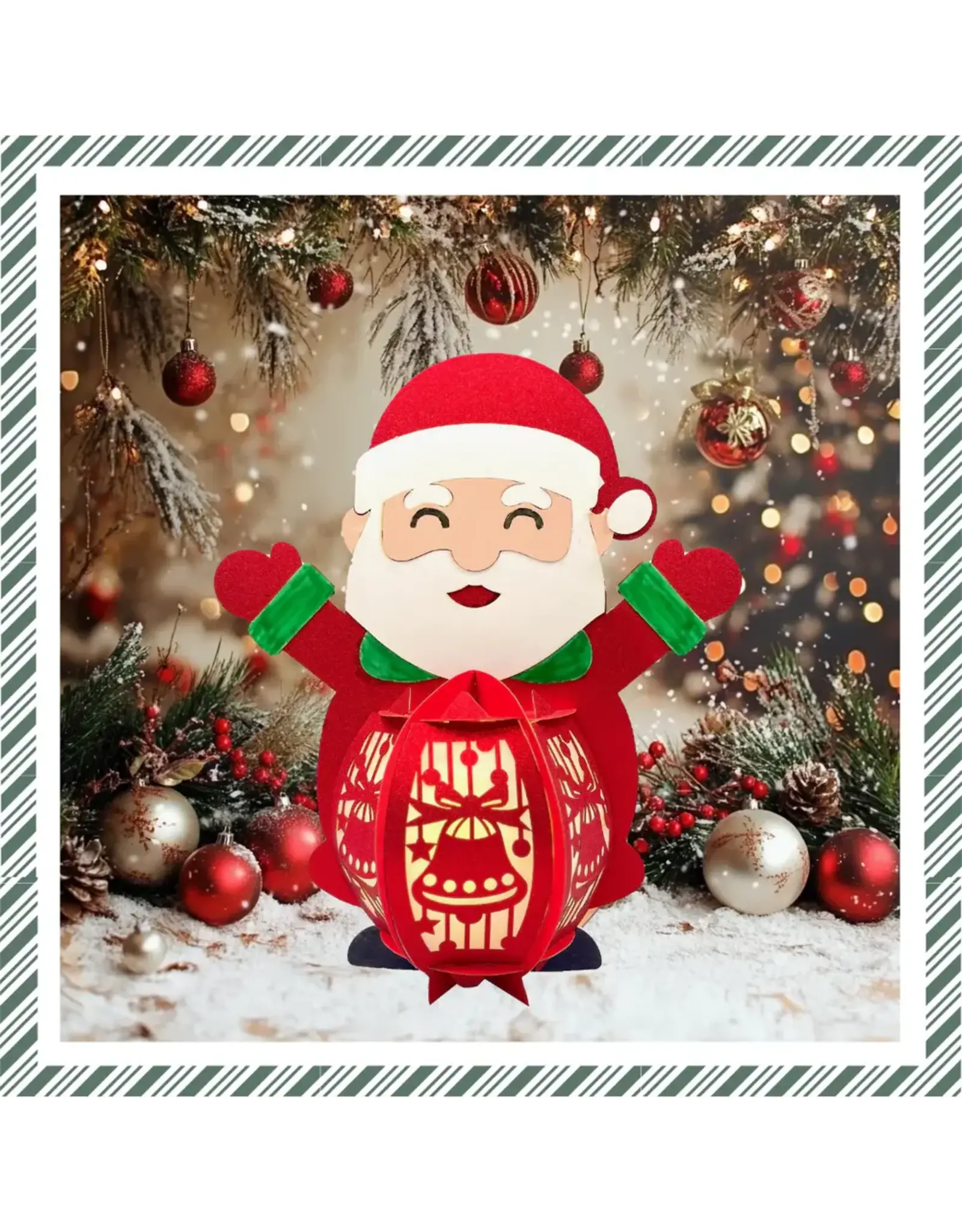 CRAFTREAT CRAFTREAT SANTA DIY PAPER LANTERN