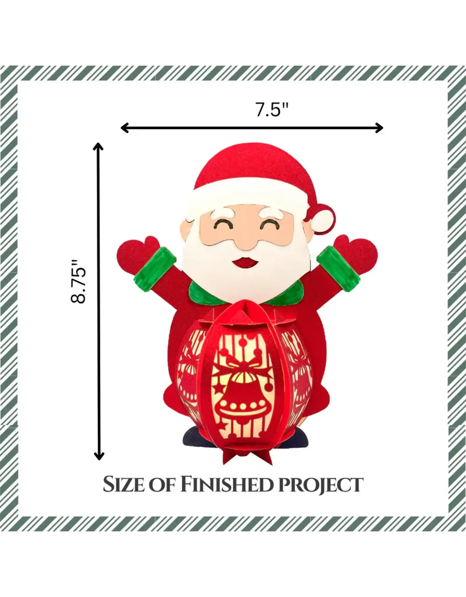 CRAFTREAT CRAFTREAT SANTA DIY PAPER LANTERN