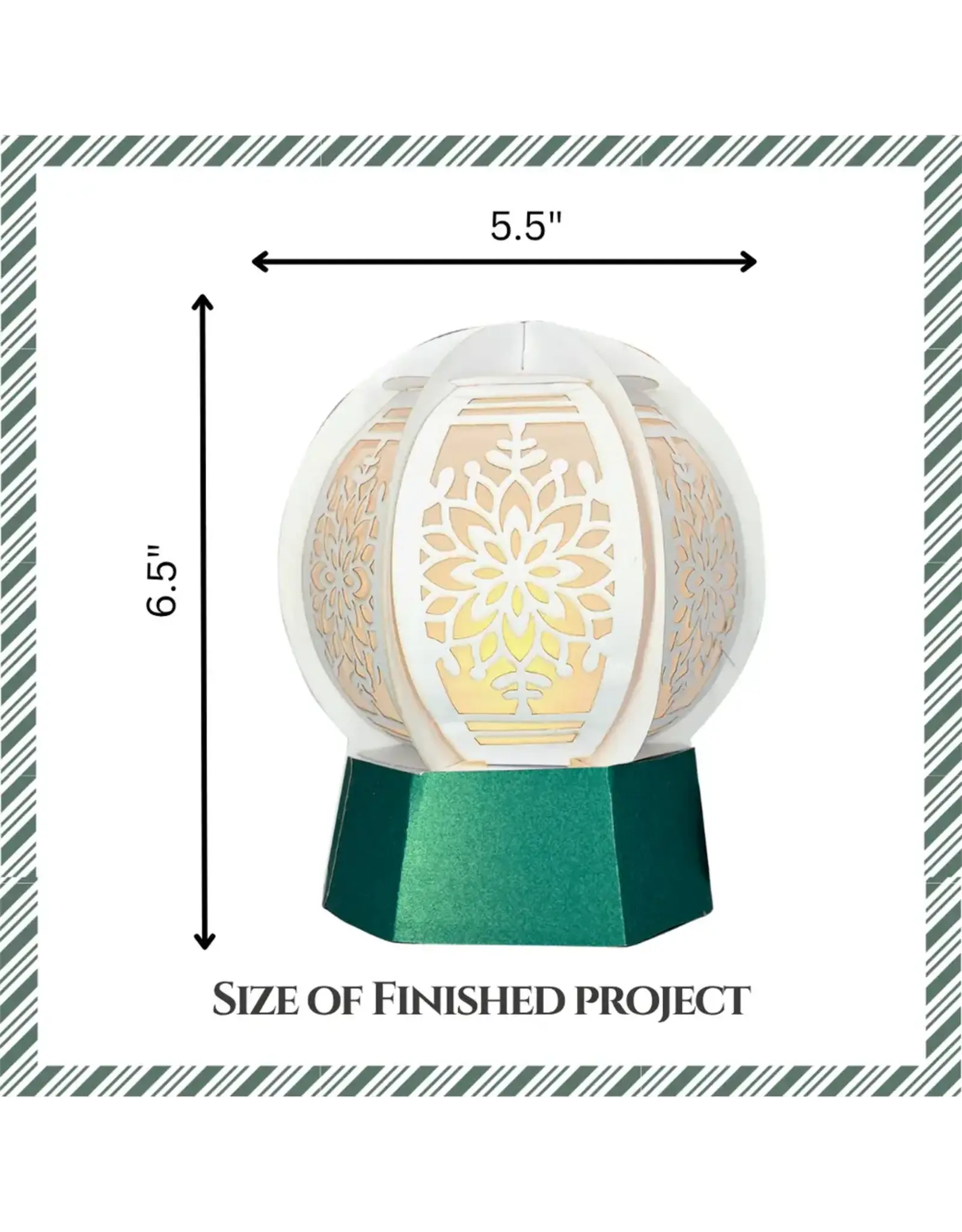 CRAFTREAT CRAFTREAT SNOWGLOBE DIY PAPER LANTERN