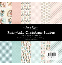 PAPER ROSE PAPER ROSE FAIRYTALE CHRISTMAS 6x6 BASICS PAPER COLLECTION