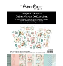 PAPER ROSE PAPER ROSE FAIRYTALE CHRISTMAS QUICK CARDS COLLECTION