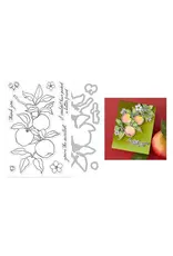HERO ARTS SPELLBINDERS HERO ARTS I PICK YOU COLLECTION APPLE BRANCH CLEAR STAMP & DIE SET
