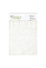 SPELLBINDERS SPELLBINDERS ROSIE'S STUDIO PEPPERMINT TWIST CARDSTOCK STICKERS