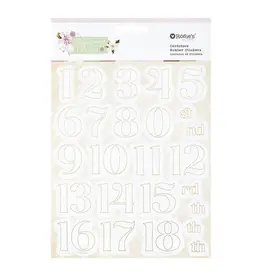 SPELLBINDERS SPELLBINDERS ROSIE'S STUDIO PEPPERMINT TWIST CARDSTOCK STICKERS