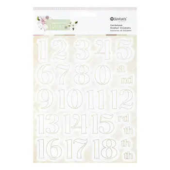SPELLBINDERS SPELLBINDERS ROSIE'S STUDIO PEPPERMINT TWIST CARDSTOCK STICKERS