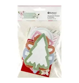 SPELLBINDERS SPELLBINDERS ROSIE'S STUDIO PEPPERMINT TWIST CHIPBOARD FRAMES & CORNERS