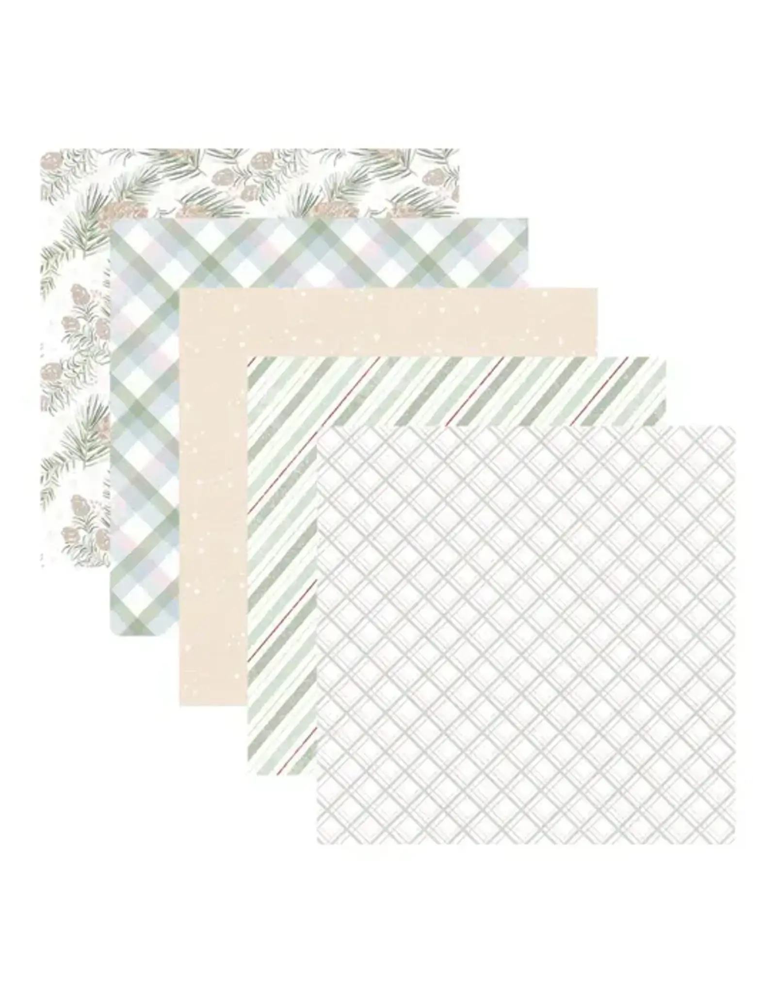 SPELLBINDERS SPELLBINDERS ROSIE'S STUDIO PEPPERMINT TWIST 12x12 PAPER PACK