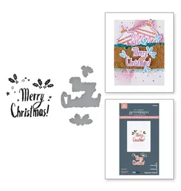 SPELLBINDERS SPELLBINDERS BETTERPRESS DINA WAKLEY STARRY HOLIDAY COLLECTION STARRY MERRY CHRISTMAS PRESS PLATES & DIE SET