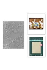 SPELLBINDERS SPELLBINDERS DINA WAKLEY STARRY HOLIDAY COLLECTION STARS AND FRONDS 3D EMBOSSING FOLDER