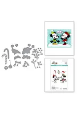 SPELLBINDERS SPELLBINDERS SAY CHEESE CLASSIC MOUSE CHRISTMAS COLLECTION CLASSIC MOUSE CHRISTMAS EMBELLISHMENTS ETCHED DIE SET