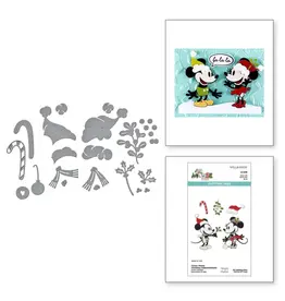 SPELLBINDERS SPELLBINDERS SAY CHEESE CLASSIC MOUSE CHRISTMAS COLLECTION CLASSIC MOUSE CHRISTMAS EMBELLISHMENTS ETCHED DIE SET
