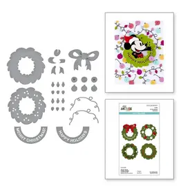 SPELLBINDERS SPELLBINDERS SAY CHEESE CLASSIC MOUSE CHRISTMAS COLLECTION CLASSIC MOUSE CHRISTMAS EMBELLISHMENTS ETCHED DIE SET