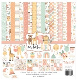 ECHO PARK PAPER ECHO PARK OUR BABY GIRL COLLECTION KIT 12X12