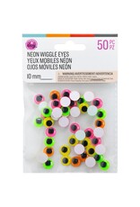 COUSINDIY COUSINDIY PASTE-ON NEON WIGGLE EYES 50/PK COUSINDIY COUSINDIY PASTE-ON NEON WIGGLE EYES 50/PK