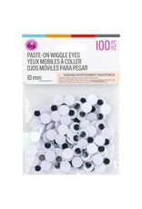 COUSINDIY COUSINDIY PASTE-ON BLACK WIGGLE EYES 100/PK