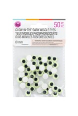 COUSINDIY COUSINDIY PASTE-ON GLOW IN THE DARK WIGGLE EYES 50/PK