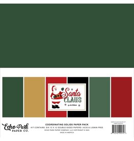 ECHO PARK PAPER ECHO PARK SANTA CLAUS 12x12 SOLIDS PAPER PACK