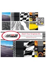 REMINISCE REMINISCE START YOUR ENGINES 12x12 COLLECTION KIT