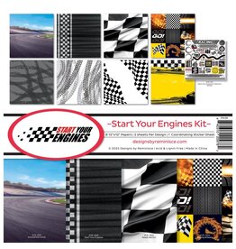 REMINISCE REMINISCE START YOUR ENGINES 12x12 COLLECTION KIT