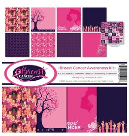 REMINISCE REMINISCE BREAST CANCER AWARENESS 12x12 COLLECTION KIT