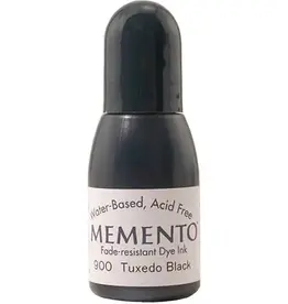 IMAGINE CRAFTS MEMENTO TUXEDO BLACK DYE INK PAD REINKER
