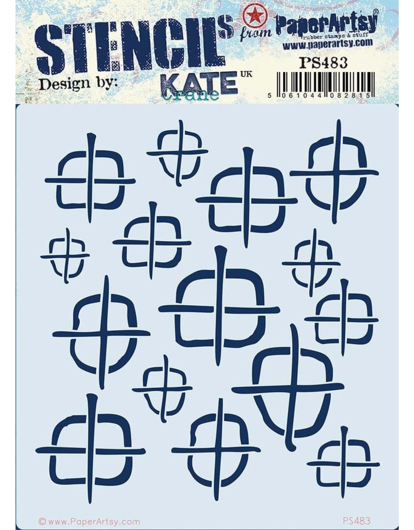 PAPER ARTSY PAPER ARTSY KATE CRANE PS483 STENCIL