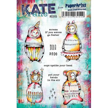 PAPER ARTSY PAPER ARTSY KATE CRANE KC015 CLING STAMP SET