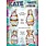 PAPER ARTSY PAPER ARTSY KATE CRANE KC015 CLING STAMP SET