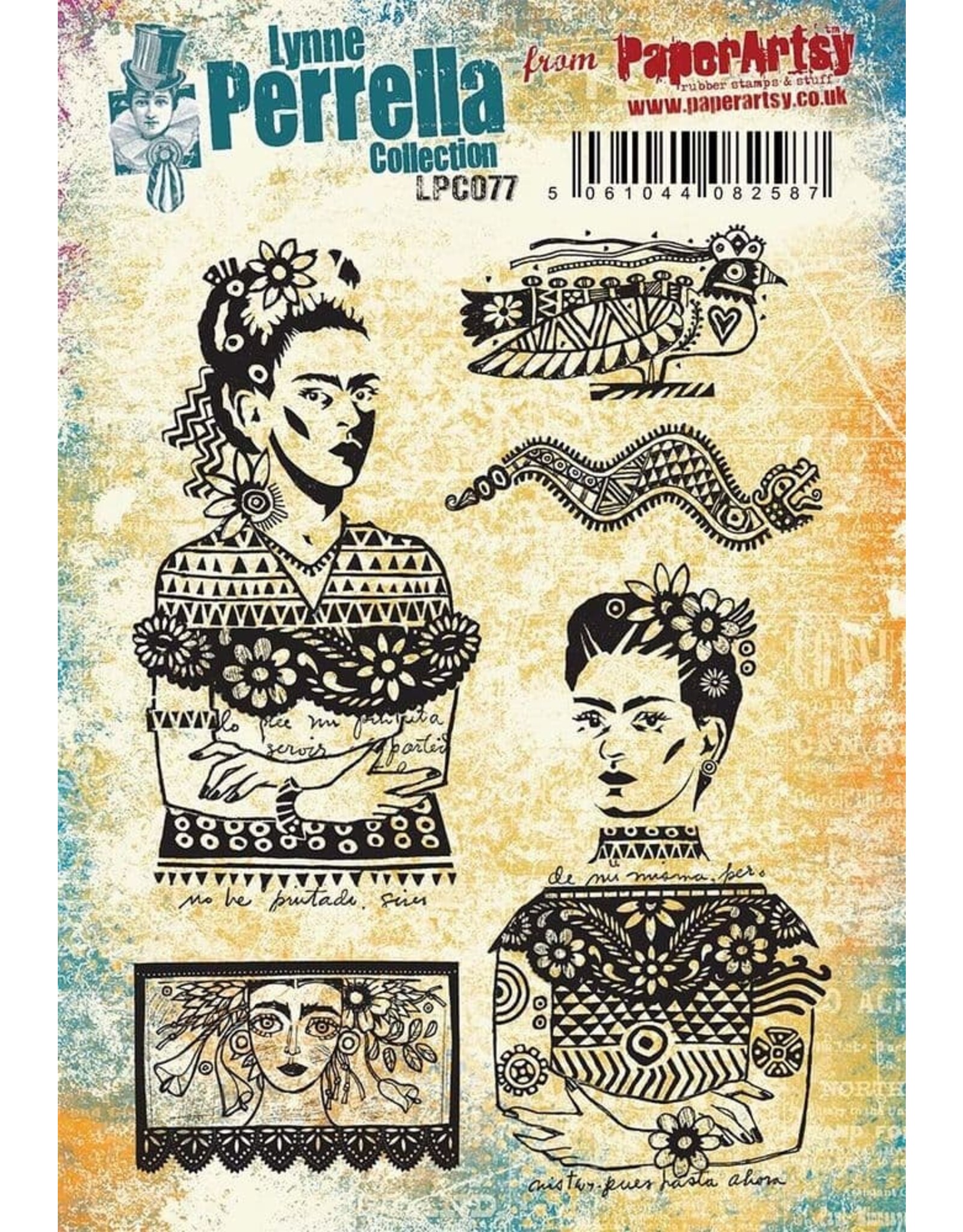 PAPER ARTSY PAPER ARTSY LYNNE PERRELLA COLLECTION LPC077 CLING STAMP SET