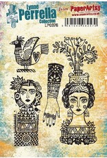 PAPER ARTSY PAPER ARTSY LYNNE PERRELLA COLLECTION LPC076 CLING STAMP SET
