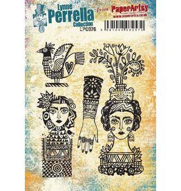 PAPER ARTSY PAPER ARTSY LYNNE PERRELLA COLLECTION LPC076 CLING STAMP SET