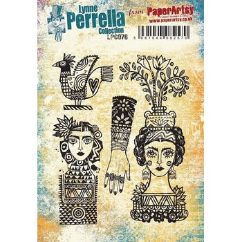 PAPER ARTSY PAPER ARTSY LYNNE PERRELLA COLLECTION LPC076 CLING STAMP SET