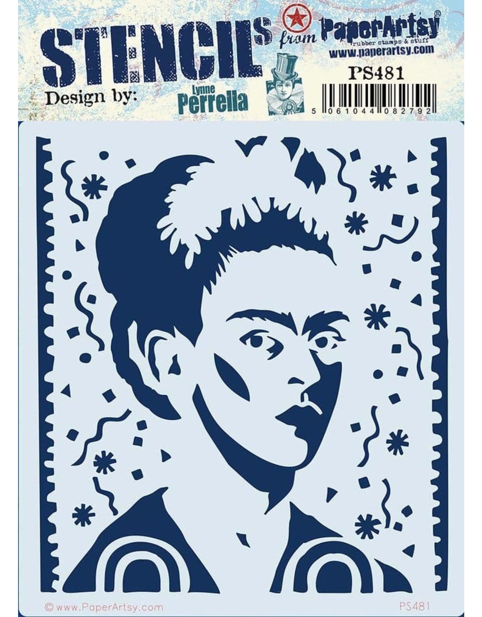 PAPER ARTSY PAPER ARTSY LYNNE PERRELLA PS481 STENCIL