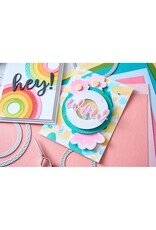 SIZZIX SIZZIX CATHERINE POOLER DESIGNS BORDER PARTY CIRCLES FRAMELITS DIE SET