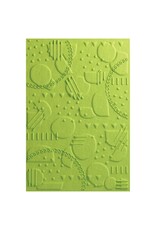 SIZZIX SIZZIX CATHERINE POOLER DESIGNS ON THE SPOT TEXTURED 3D EMBOSSING FOLDER
