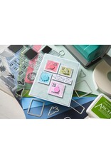 SIZZIX SIZZIX 49 AND MARKET SPECIAL DELIVERY FRAMELITS DIE AND CLEAR STAMP SET