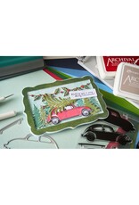 SIZZIX SIZZIX 49 AND MARKET JOURNEY HOME FRAMELITS DIE AND CLEAR STAMP SET
